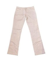 Stella McCartney Women's Jeans Slim Straight Low-Rise Denim Cotton Pink Size 42