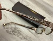 Animal Print on Sides Prescription Women’s Glasses in Original Case