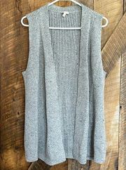 Talbots Womens cable knit sweater vest, size medium