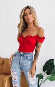 Josefina red bodysuit