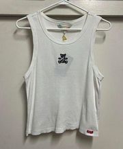 Teddy Fresh Women’s Bear Applique Tank Top