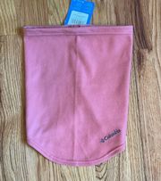 NWT Unisex O/S Columbia Trail Shaker Neck Gaiter; Dark Coral