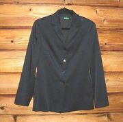 NWOT Black Classic 4 -Button Blazer Jacket Italy