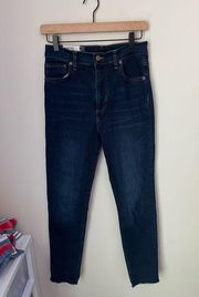 Marine Layer Dark Wash High Skinny Jeans Size 27