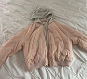 Light pink bomber