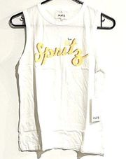 NWT MATE the Label Spritz Cream Tank Top - S