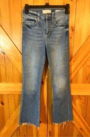 Harper Heritage  Flare Jeans Size 24 Women's Blue raw hem