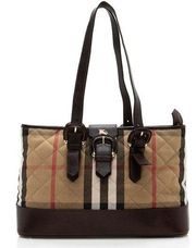 Burberry Quilted House Check Manor Tote