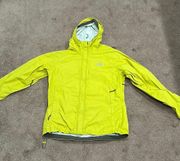 The North Face Yellow Rain Jacket