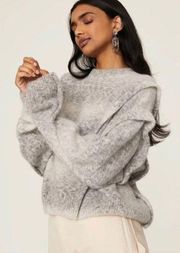 IRO Gray Knit Valya Sweater Size Small $365