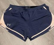 Under Armour  Navy Blue and Baby Pink Shorts Size Large