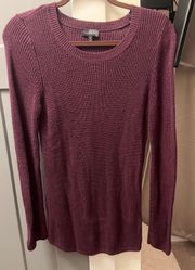 Burgundy Full Length Sweater