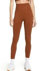 New  Seamless High Waist Leggings Brunette Brown Size Small