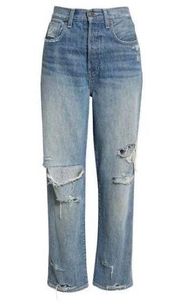 NWT Veronica beard Blake jeans distressed size 00/24 blue