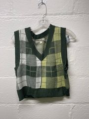 NY-LA Green Sweater Vest