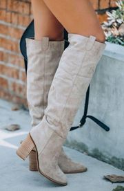 Saint Slouch suede boots