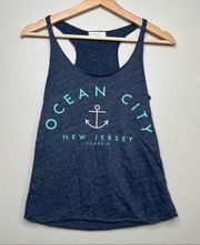 Ocean Drive Racerback Ocean City Tank Top Size Small