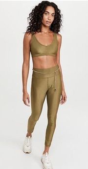 NWOT WeWoreWhat Active Chain High Rise Leggings NO CHAIN BELT Olive Green