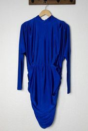 AX Armani Exchange Electric Blue High Neck Dress