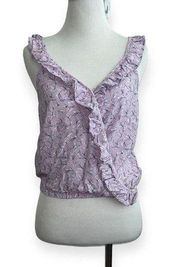 Miami small purple wrap top‎