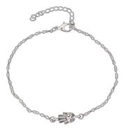 Chain Anklet Simple Skull Hand Anklet Elegant Ankle Jewelry Decoration For Women