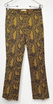 Marcena B Pants Cropped Snake Print Size 2