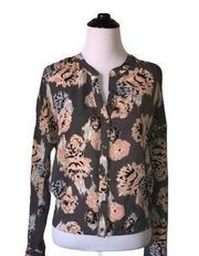 Xhilaration XS floral‎ button down top