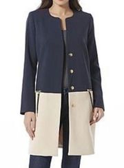 Metaphor color block coat