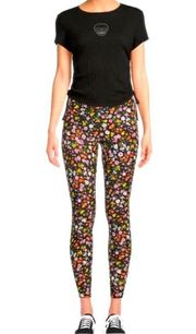 Nwt No Boundaries Ditsy Floral Sueded Ankle Legging Junior Women high rise small