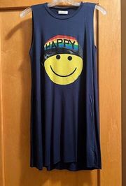 Lauren moshi happy face dress - navy