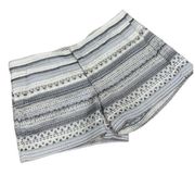 Parker‎ shorts metallic thread woven knit NEW xs