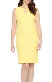 Black Label by Evan-Picone Sleeveless Sheath Dress