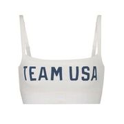 team USA Olympic Graphic white Sports Bra Size 2X NEW