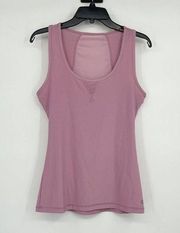 X by Gottex Pink Mesh Inset Tank Top Size Medium M