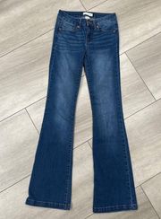 Mid-Rise Flare Jeans