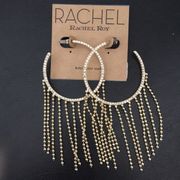 New Rachel Roy Crystal & Waterfall Hoops