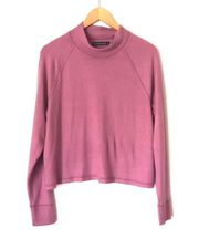 Abercrombie and Fitch Mock Neck Mauve Sweater