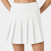 Halara Pleated White Tennis‎ Skort NWT XS