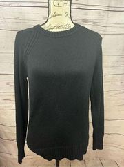 Jeanne Pierre small black pullover sweater - 2363