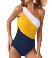 Summersalt Size 14 The Sidestroke Women's Swimsuit - One Piece Blue