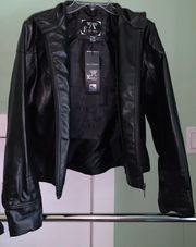 Emporio Collezione Faux Leather Jacket