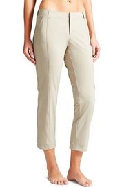 Athleta Women’s Palisades Ankle Cargo Hiking Pants in Tan Size 16