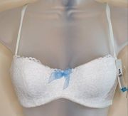 B.tempt'd 953144 Ciao Bella Balconette Bra Bridal White 32C