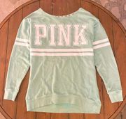 Victoria’s Secret PINK Sea Foam Green Sweater Size XS