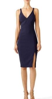 Likely Women’s 8 Elisas Fitted Sheath Dress Navy Blue