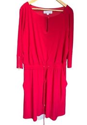 EMMA & MICHELE Red dress size 1X