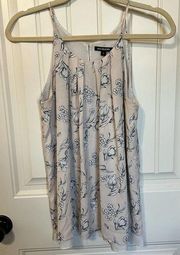 Alice Collection Womens Floral‎ Blouse Size Small Lined Spaghetti Straps