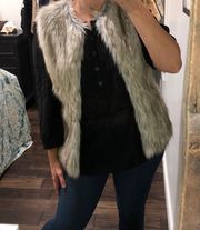 Bershka xsmall faux fur Fall/Winter vest