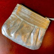 OLD NAVY Silver Metallic Wallet/Coin Purse