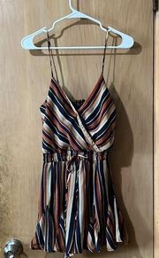 EUC Trixxi Stripped Romper Size S​